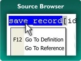 µVision Source Browser